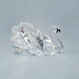 Swarovski Kristal | Silver Crystal | Gevederde Schoonheden | Gracieuze Zwaan Sierlijk | 5397895